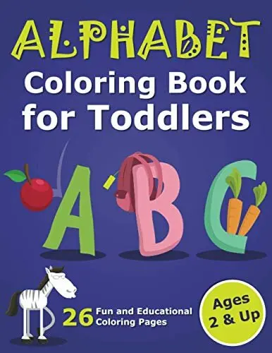 Alphabet Coloring Book for Toddlers 2 & Up book cover