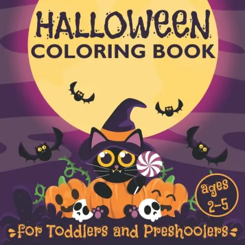 Halloween Coloring Book book cover