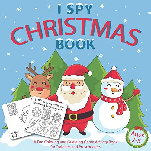I Spy Christmas Book book cover