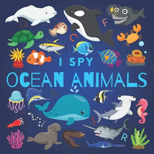 I Spy Ocean Animals book cover